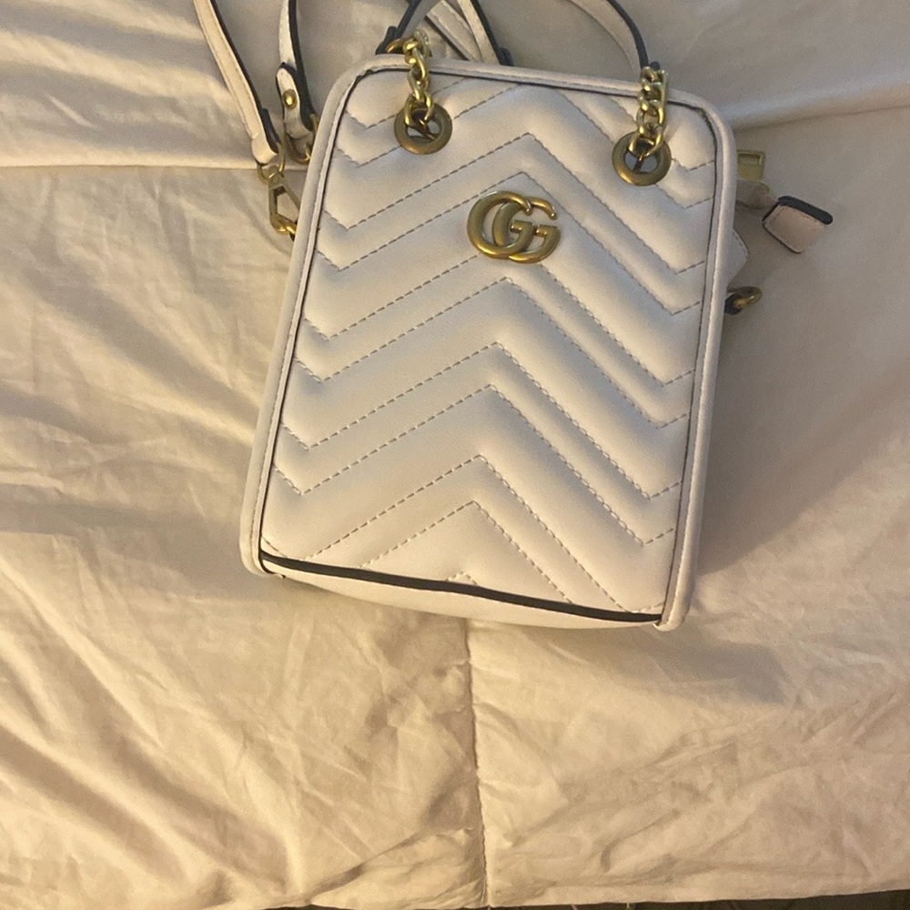 White elegant bag